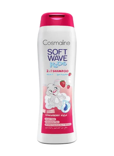 400ml Kids Shampoo, Gentle, Tear-Free Formula for Clean, Shiny &amp; Easy-to-Comb Hair, Strawberry Scent