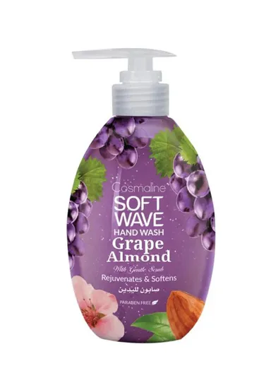 Soft Wave Hand Wash Liquid Soap 500ml - Almond &amp; Grape Scent