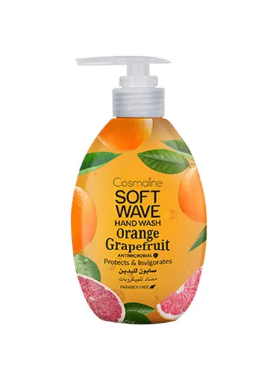 Soft Wave Hand Wash Liquid Soap 500ml - Orange Grapefruit Scent