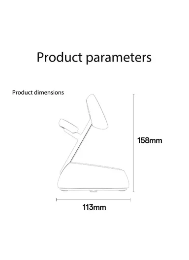 3 in 1 Wireless Charging Station Phone Watch Earphone Magnetic Wireless Charger with Night Light