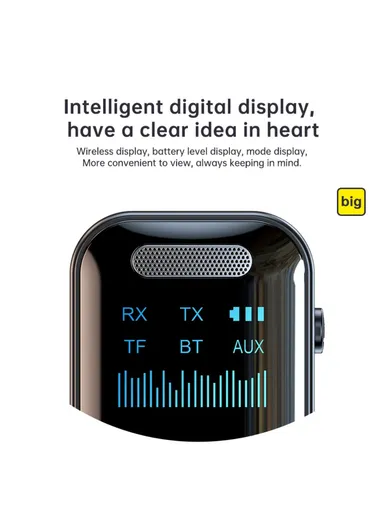 GT69 Bluetooth-compatible 5.4 Transmitter Receiver 2-In-1 Audio Adapter AUX Connector