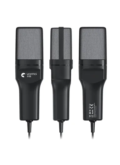 Computer Gaming Microphone USB Condenser Desktop Mic with RGB Light SF-777R 