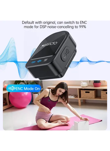 2 in 1 Button Clip-On Microphone 100m Range Wireless Lavalier Mic Set KR19