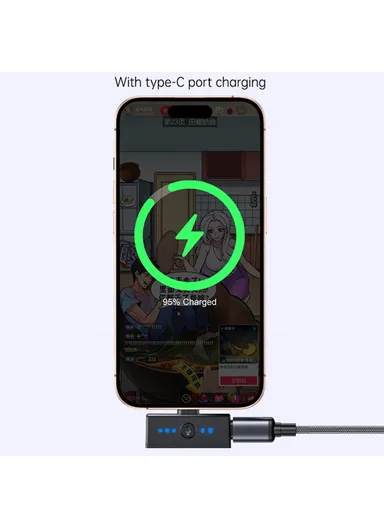 2 in 1 Button Clip-On Microphone 100m Range Wireless Lavalier Mic Set KR19