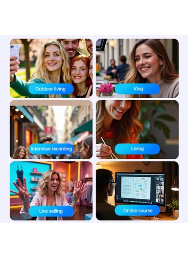 2 in 1 Button Clip-On Microphone 100m Range Wireless Lavalier Mic Set KR19