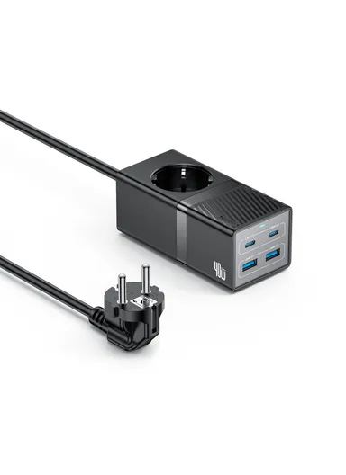 40W GaN Power Strip USB-C USB-A Desktop Fast Charging Station - EU Plug