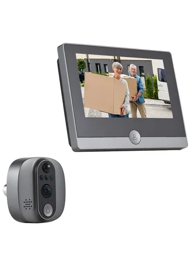W1 4.3 Inch Color Screen WiFi Digital Peephole Camera Motion Detection Two Way Audio Smart Door Viewer