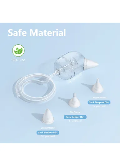 Baby Nasal Aspirator Electric Nose Suction Device with Lullaby Function 9 Levels Adjustment QY-201