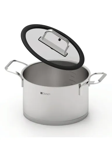 20/24/28cm Stainless steel Stockpots With 20/24cm Frypans &amp; 18cm Deep sauce Pan DH-03855