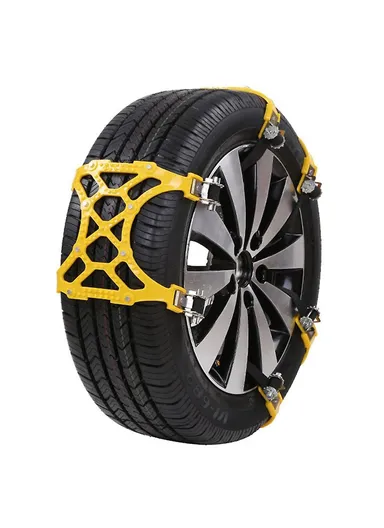 6Pcs Winter Car Tire Snow Chains Anti Skid Automotive Tire Wheels Chains Safety Traction Chains