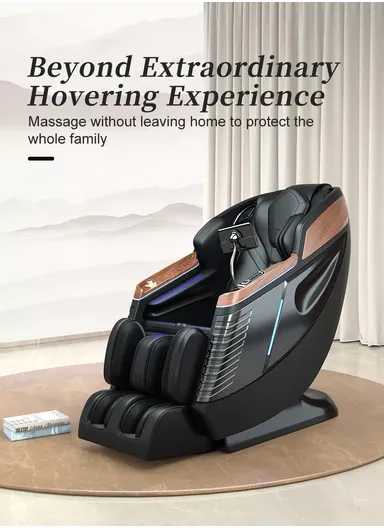 120W Full Body Zero Gravity 3D Massage Chair with SL Track, Thai Stretch, AI Voice Control, Heat Therapy, Bluetooth Speakers &amp; Airbag Massage L39 