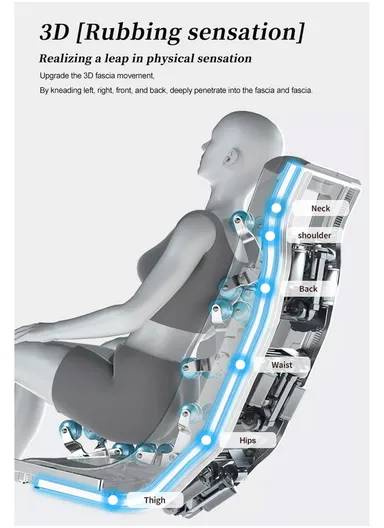 120W Full Body Zero Gravity 3D Massage Chair with SL Track, Thai Stretch, AI Voice Control, Heat Therapy, Bluetooth Speakers &amp; Airbag Massage L39 