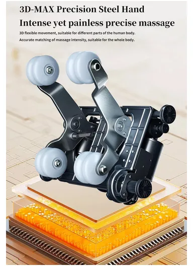 120W Full Body Zero Gravity 3D Massage Chair with SL Track, Thai Stretch, AI Voice Control, Heat Therapy, Bluetooth Speakers &amp; Airbag Massage L39 