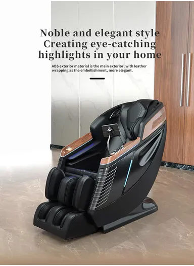 120W Full Body Zero Gravity 3D Massage Chair with SL Track, Thai Stretch, AI Voice Control, Heat Therapy, Bluetooth Speakers &amp; Airbag Massage L39 