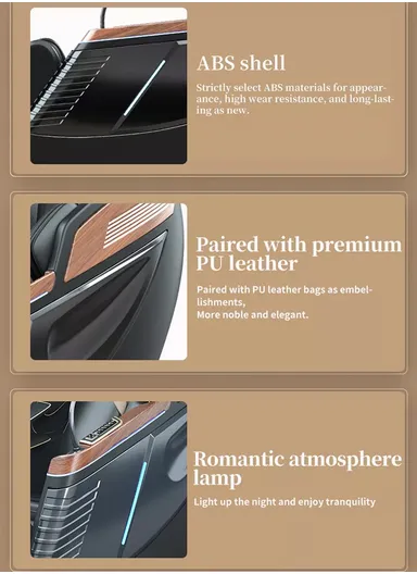 120W Full Body Zero Gravity 3D Massage Chair with SL Track, Thai Stretch, AI Voice Control, Heat Therapy, Bluetooth Speakers &amp; Airbag Massage L39 