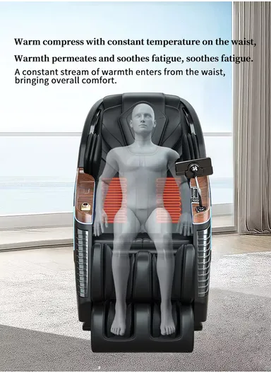 120W Full Body Zero Gravity 3D Massage Chair with SL Track, Thai Stretch, AI Voice Control, Heat Therapy, Bluetooth Speakers &amp; Airbag Massage L39 