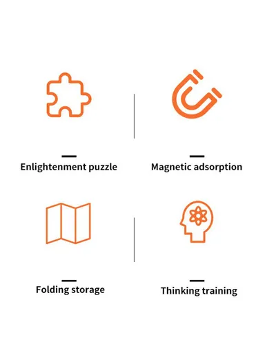 Magnetic Folding Chess Set for Kids Portable Travel Board Game with Magnetic Pieces