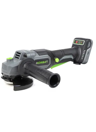 48V Cordless Brushless Cordless Angle Grinder 12.5cm Disk with 2 Rechargeable Batteries &amp; Plastic Storage Case WT125