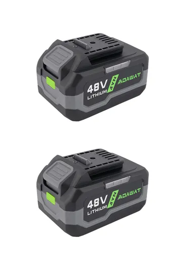 2-IN-1 48V Cordless Brushless Power Tool Kit Angle Grinder + Impact Wrench with 2 Rechargeable Batteries &amp; Plastic Storage Case WT125+WT450