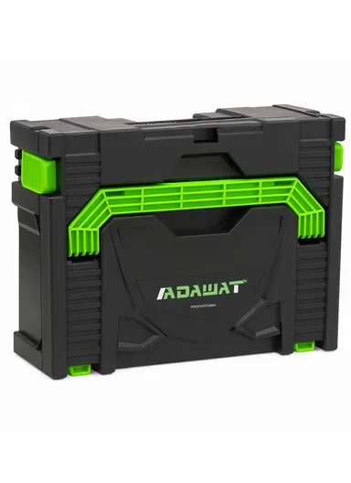 18V Cordless Brushless Electric Drill Screwdriver with 2 Rechargeable Batteries &amp; Plastic Storage Case WT18