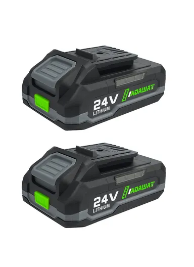 24V Cordless Brushless Electric Drill Screwdriver with 2 Rechargeable Batteries &amp; Plastic Storage Case WT21