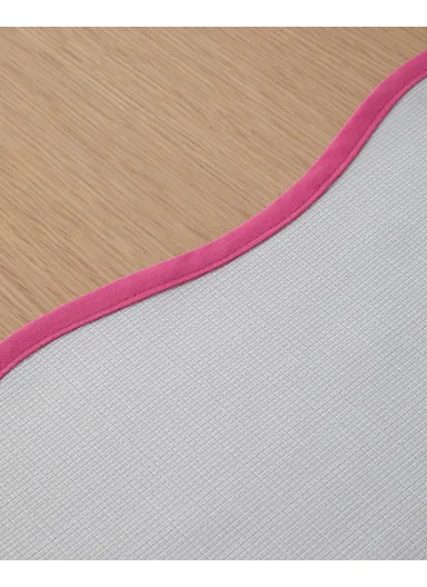 Summer Pink Polyester Runner 40x140 cm White - Pink