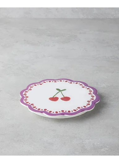 Cherry Melamine Trivet 17 cm Colorful