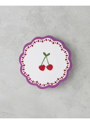 Cherry Melamine Trivet 17 cm Colorful