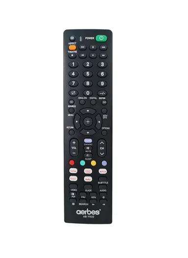 TV Remote Control Compatible With Samsung &amp; Most TVs AB-YK02