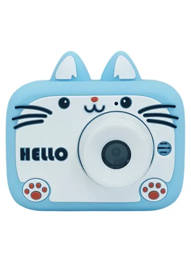 2" 40MP Kids Digital Camera, AI Facial Recognition, 1080P Video, 5 Puzzle Games, 400mAh Battery, USB Charging &amp; Eye Protection