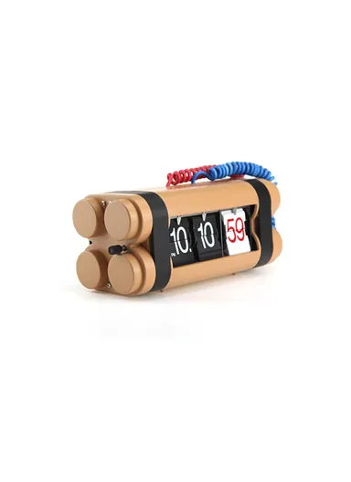 Bomb Flip Clock Percussion Powder Flip Table Clock
