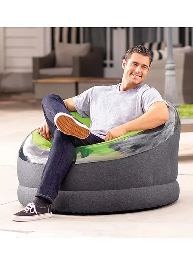 Inflatable Empire Chair - Outdoor Furniture Series TB-68582 (L112 x W109 x H69)cm - Yellow