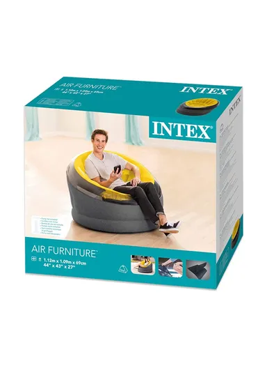 Inflatable Empire Chair - Outdoor Furniture Series TB-68582 (L112 x W109 x H69)cm - Yellow