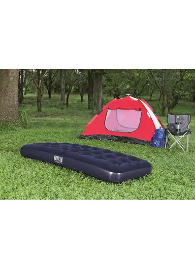 227kg Max Single Mattress Blue Air Mattress With Repair Patch 67000 (L185 x W76 x H22)cm