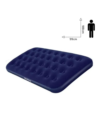 227kg Max Single Mattress Blue Air Mattress 67001 (L188 x W99 x H22)cm