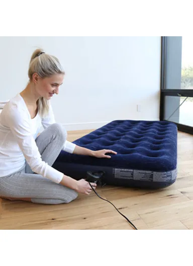 227kg Max Single Mattress Blue Air Mattress 67001 (L188 x W99 x H22)cm