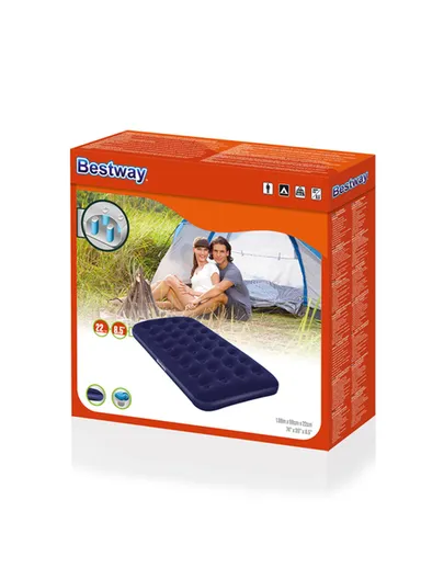 227kg Max Single Mattress Blue Air Mattress 67001 (L188 x W99 x H22)cm