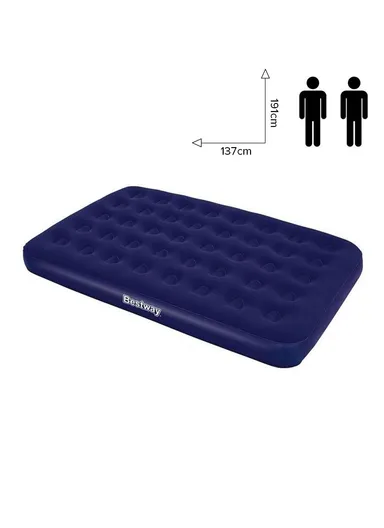 295kg Max Double Mattress Blue Air Mattress 67002 (L191 x W137 x H22)cm