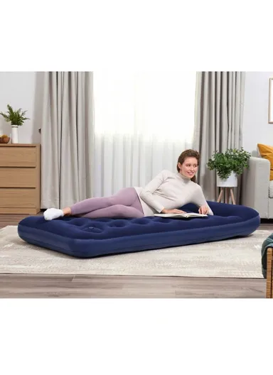 295kg Max Double Mattress Blue Air Mattress 67002 (L191 x W137 x H22)cm