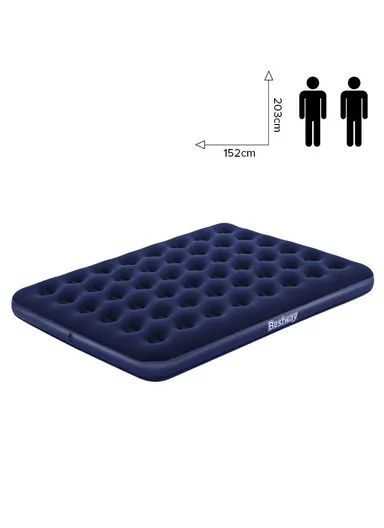 295kg Max Double Mattress Blue Air Mattress  67003 (L203 x W152 x H22)cm