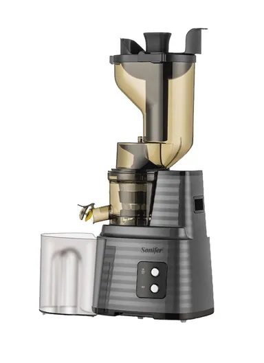 150W 1L Electric Slow Citrus Juicer, 60rpm Low-Speed Stainless Steel Citrus Juicer SF-5545 - Grey