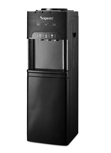 Top-Loading Water Dispenser With Storage Cabinet SP-1023TB - Glossy Black