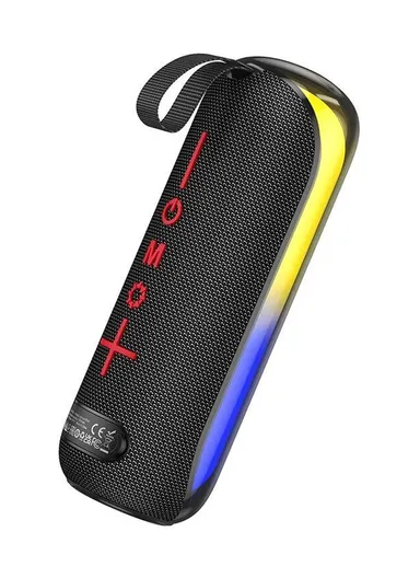 Outdoor Bluetooth-compatible Speaker RGB Light BR-44 - Black