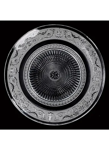 25cm Glass Fruit Plate Durable, Stylish &amp; Multi-Purpose Serving Dish AIZLV-OSP01 - Transparent