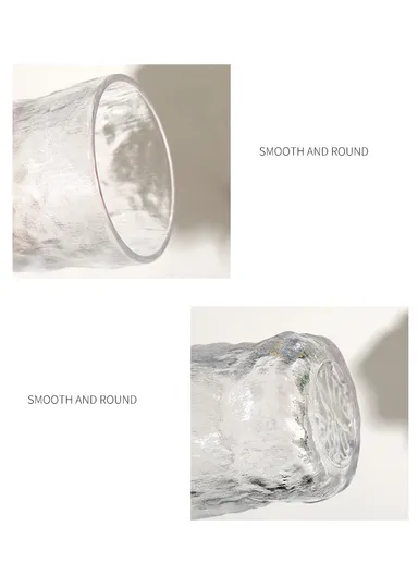 250ml 6-Pcs Matte Finish Cold Beverages Glass Cups Set AIZLV-BC01