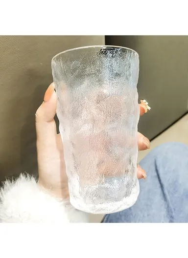 6-Pcs 350ml Coffee Elegant Design Glass Cup Set BC02