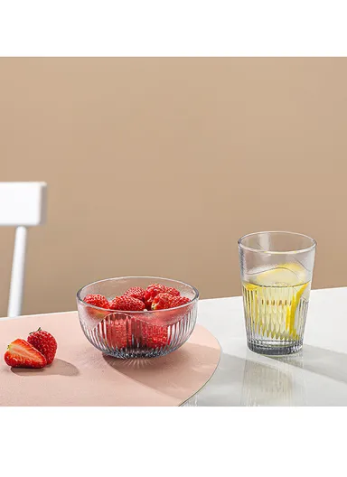 10Pcs Glazed Glass Dinnerware Set – Scratch-Resistant Plates, Bowls &amp; Cups for Everyday Use