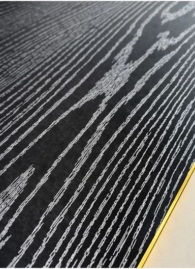 3‑Pieces Elegant White Flower Wall Art Panels With Gold Accents