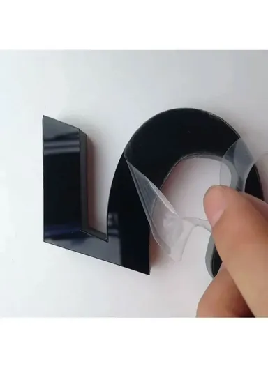 120cm 3D DIY Frameless Wall Clock with Classic Ticking Clock Movement – Black 