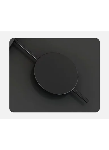 Luxury Modern Geometric Pendulum Wall Clock (W30 x H60)cm BF1068 - Wood &amp; Black